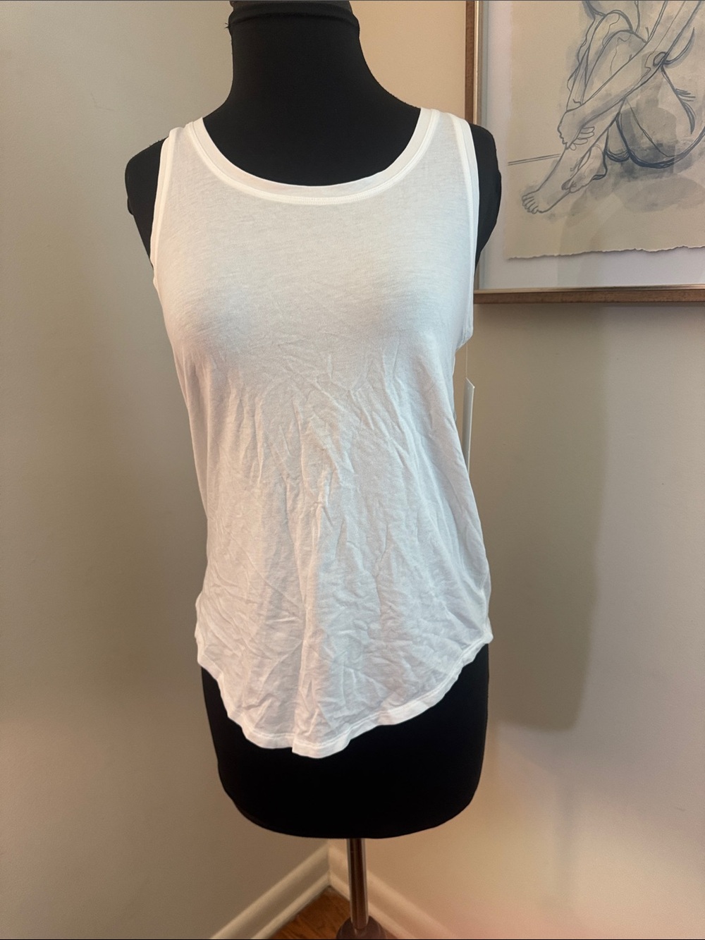Lululemon | NWT Women's White Love Tank Pleated- Size 2